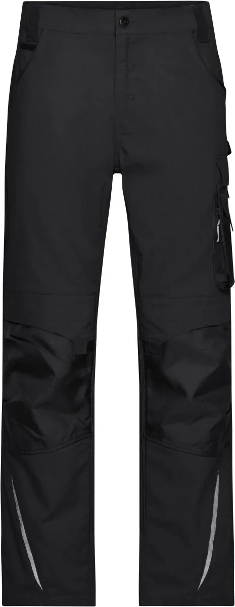 James & Nicholson JN 1861 – Winter Workwear Hose - Strong – Black/Black