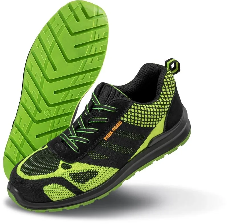 Result R 458X – Sicherheitsschuhe "Hicks" – Neon Green/Black