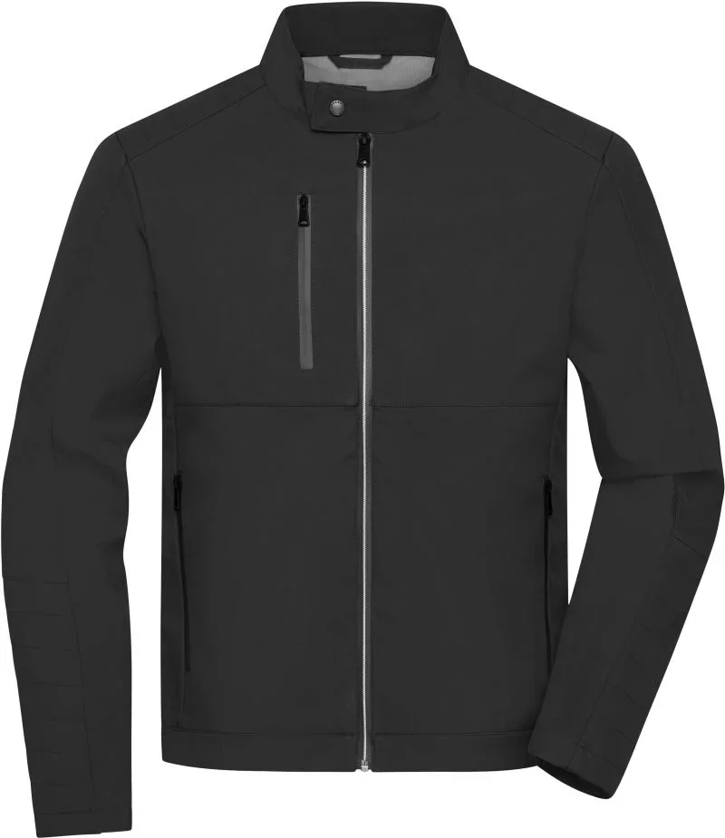 James & Nicholson JN 1316 – Herren 2-Lagen Softshell Jacke – Black
