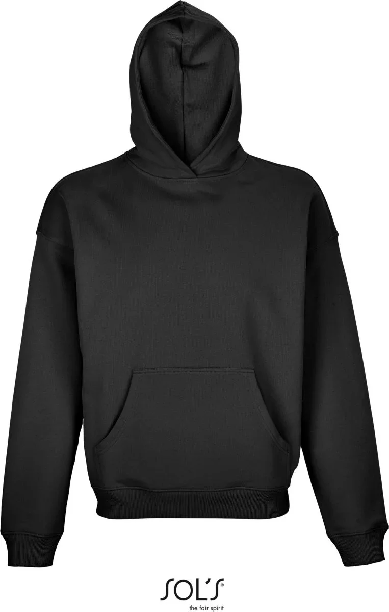 SOL's Collection Connor – Unisex Kapuzen Sweater – Black