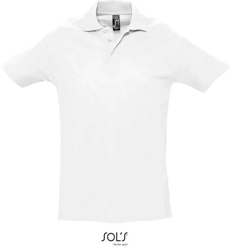 SOL's Collection Spring II – Piqué Polo – White