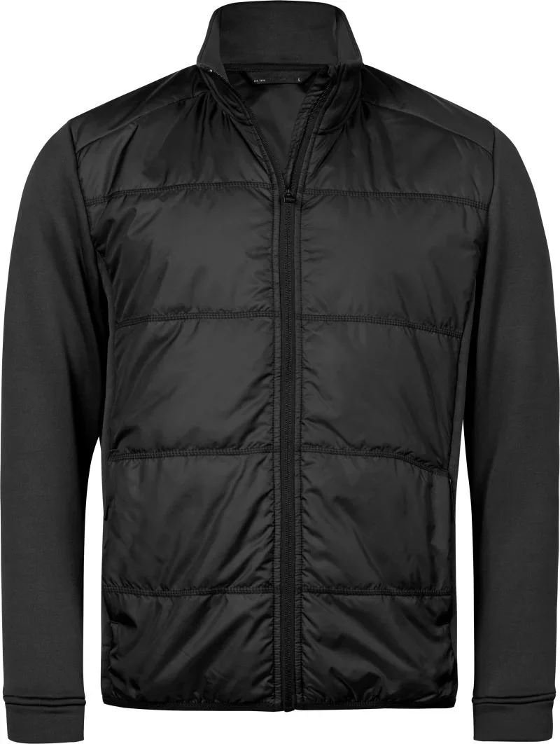 TEE JAYS TJ 9110 – Herren Hybrid Stretch Jacke – Black/Black