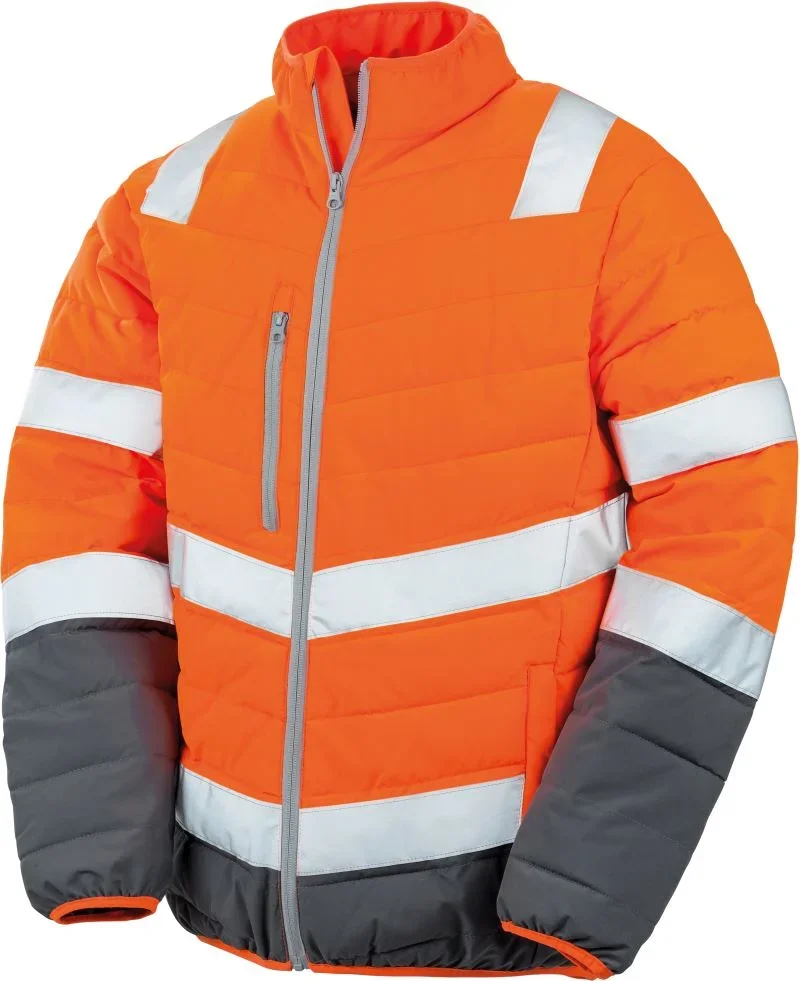 Result R 325M – Herren Sicherheitsjacke – Fluorescent Orange/Grey