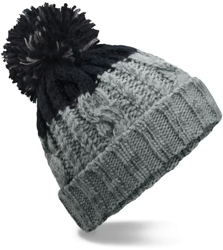 Beechfield B 437 – Apres Beanie – Light Grey/Black