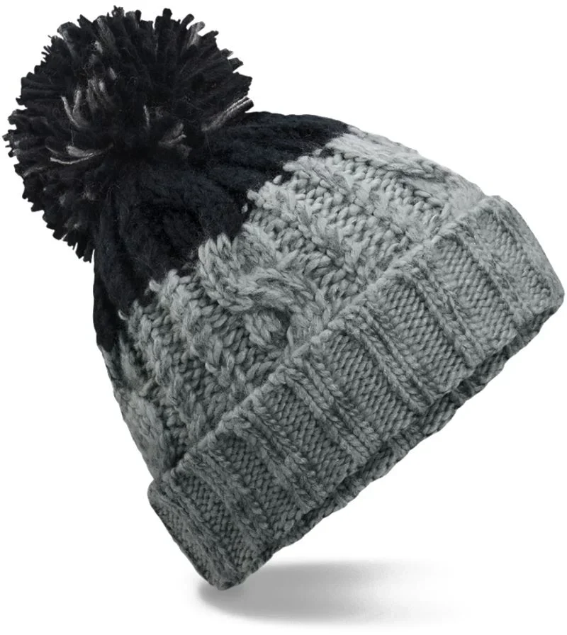 Beechfield B 437 – Apres Beanie – Light Grey/Black