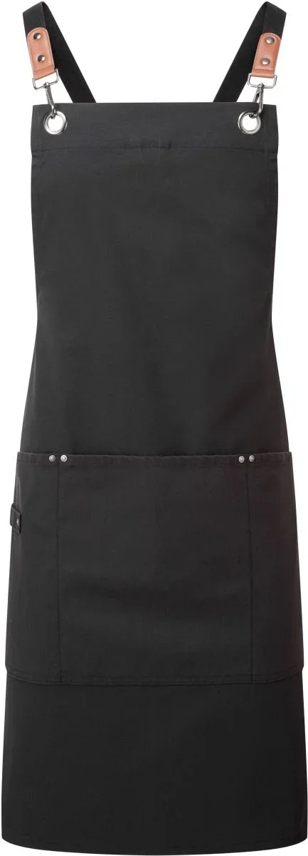 Premier PR 182 – Latzschürze "Clip´n´Clasp" – Black