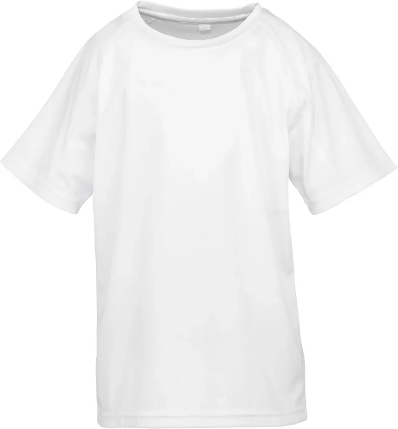 Spiro S 287J – Kinder Sport Shirt "Aircool" – White