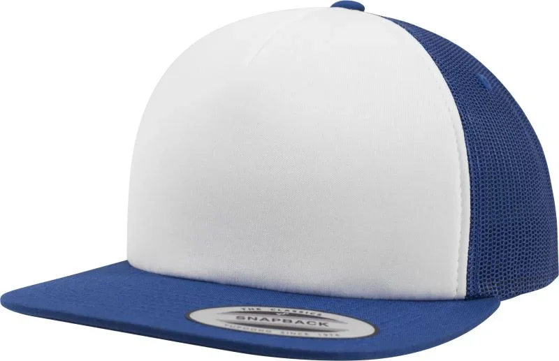 Flexfit 6005FW – 5 Panel Foam Trucker Kappe – Royal/White/Royal