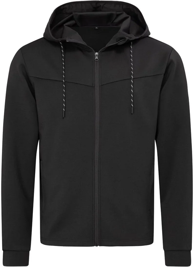 Stedman Scuba Jacket Men – Herren Scuba Kapuzen Jacke – Black Opal