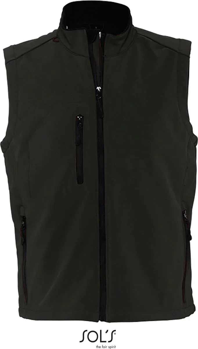 SOL's Collection Rallye Men – Herren 3-Lagen Softshell Gilet – Black