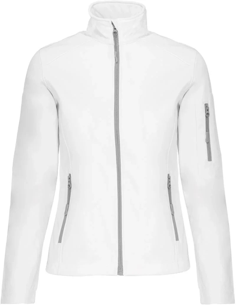 Kariban K 400 – Damen 3-Lagen Softshell Jacke – White