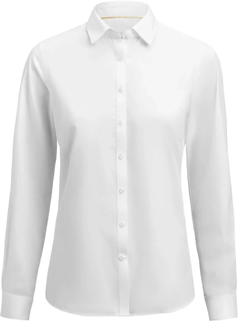 J.Harvest & Frost YB 50 Modern Women – Twill Bluse langarm – White