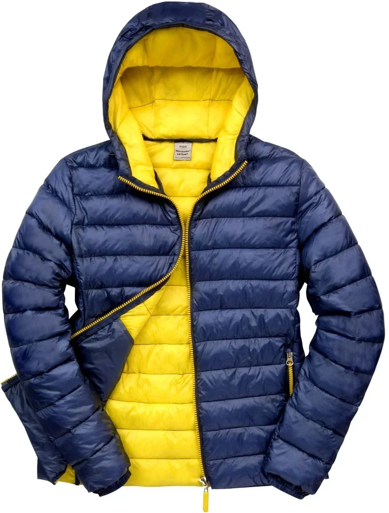 Result R 194M – Herren Steppjacke "Snow Bird" – Navy/Yellow