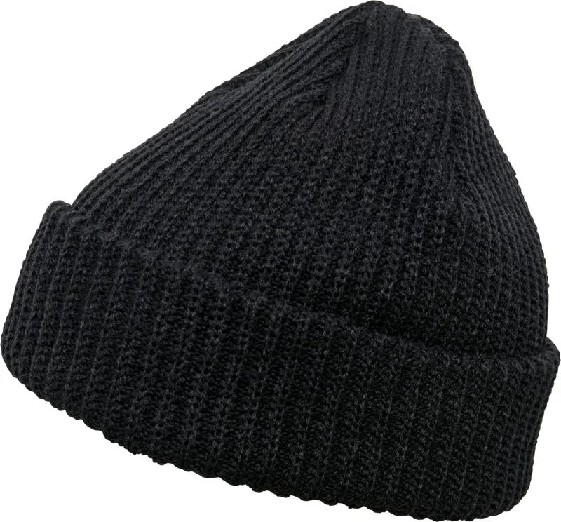 Flexfit 1502RB – Ripp Strickmütze – Black