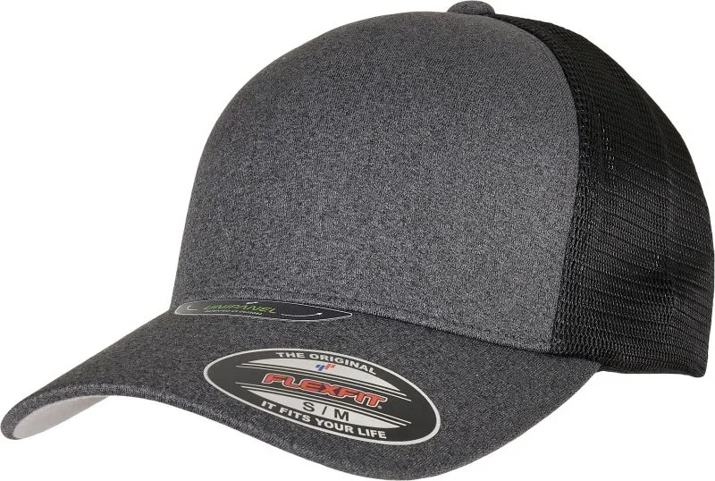 Flexfit 5511UP – Trucker Kappe "Unipanel" – Dark Grey/Black