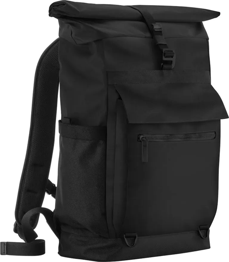 Quadra QD 275 – Roll-Top Rucksack "Axis" – Black