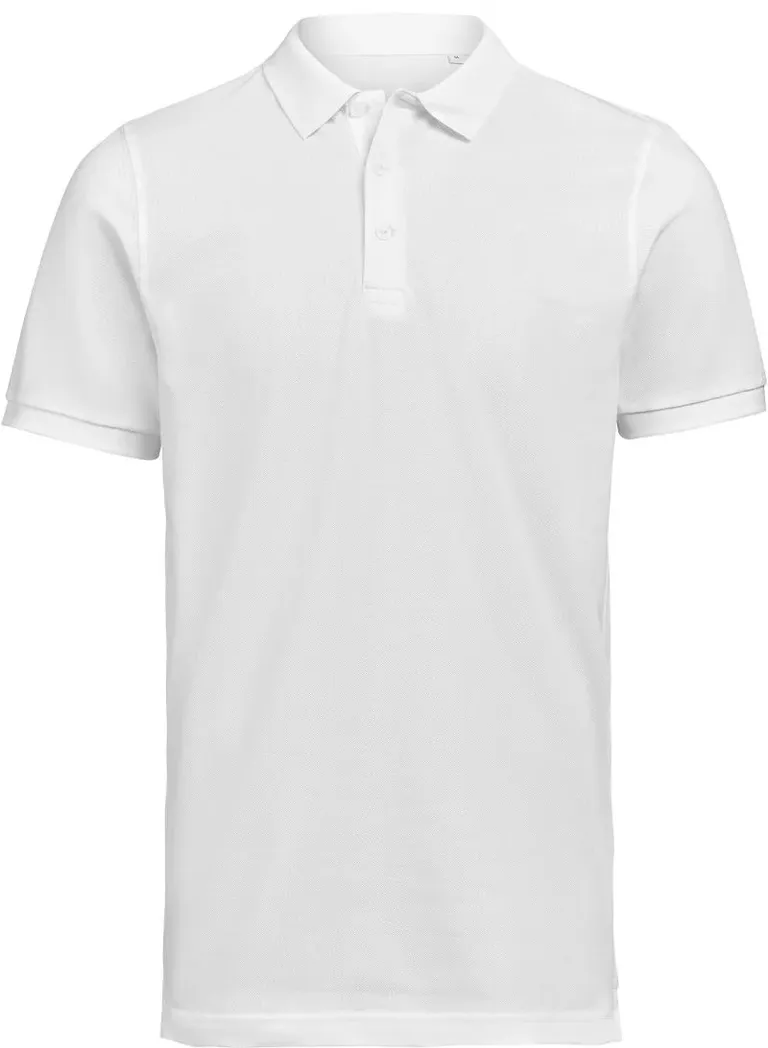 Untagged Movement OCS Polo – Schweres Unisex Piqué Polo – White