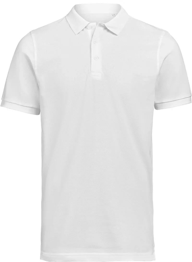 Untagged Movement OCS Polo – Schweres Unisex Piqué Polo – White