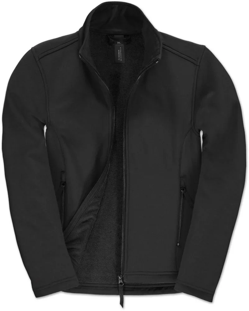 B&C Collection ID.701 – Damen 2-Lagen Softshell Jacke – Black
