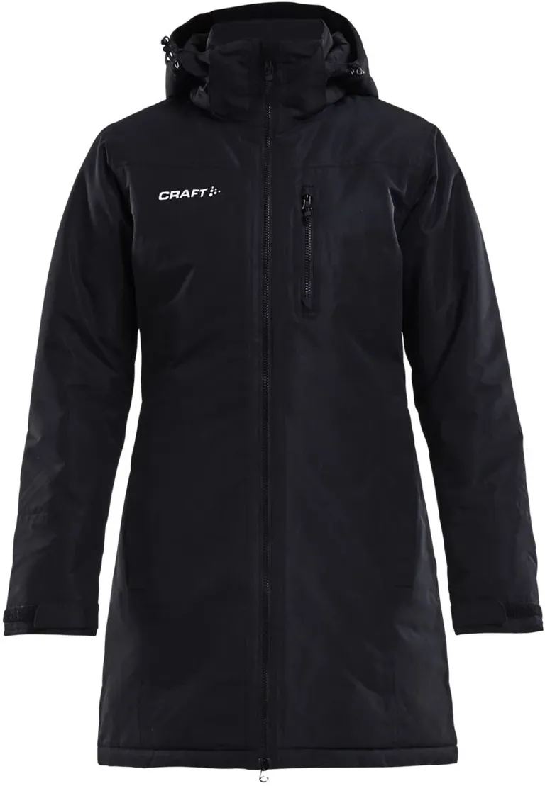 Craft Teamwear Parka Jacket W – Wattierter Damen Parka – Black