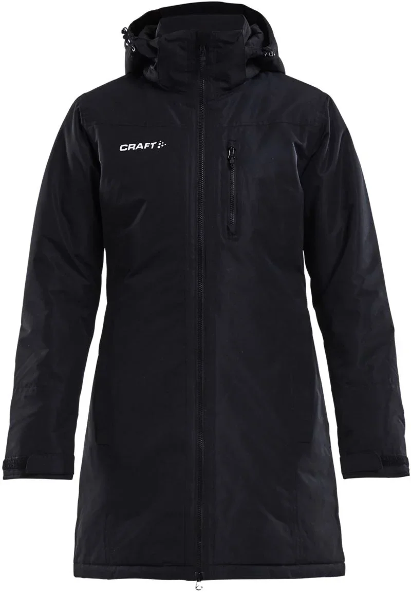 Craft Teamwear Parka Jacket W – Wattierter Damen Parka – Black