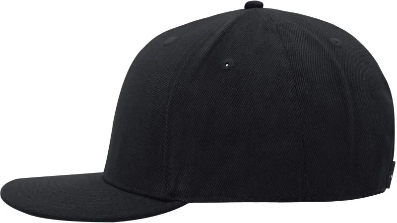 Myrtle Beach MB 6634 – 6 Panel Pro Style Kappe – Black/Black