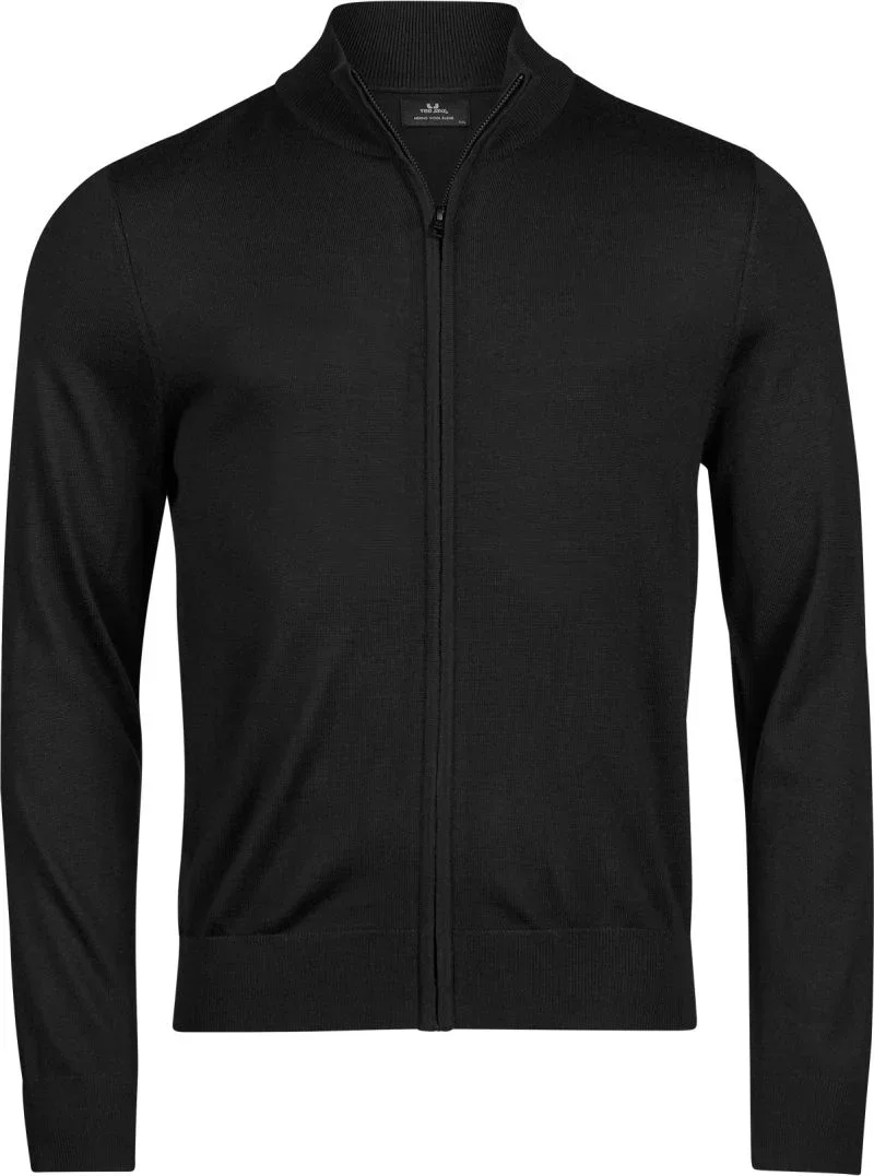 TEE JAYS TJ 6012 – Herren Strickjacke – Black