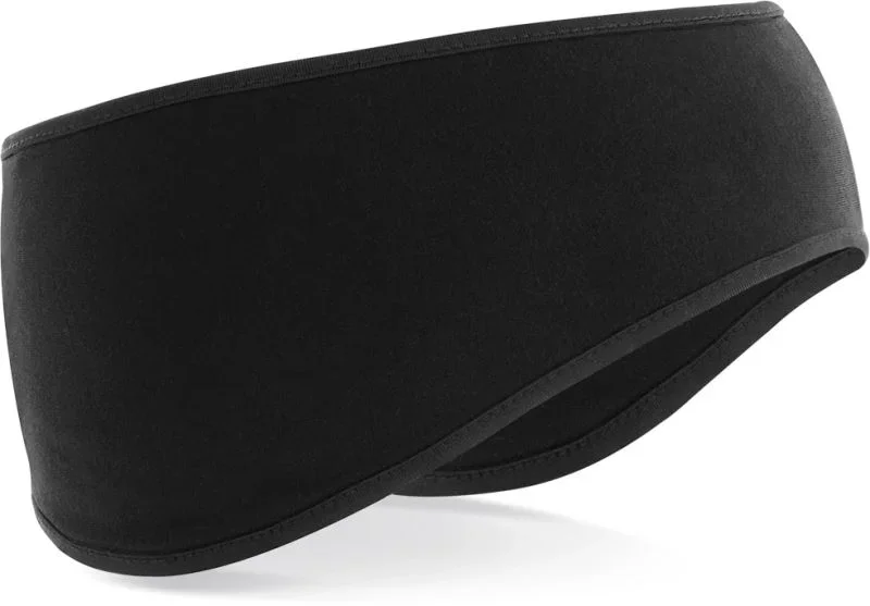 Beechfield B 316 – Softshell Sport Stirnband – Black
