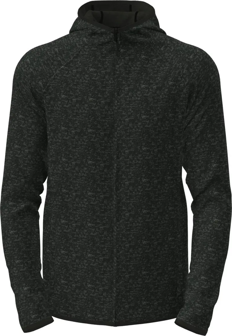 Stedman Lux Knit Fleece Jacket Men – Herren Kapuzen Strickfleece Jacke – Black Opal Heather