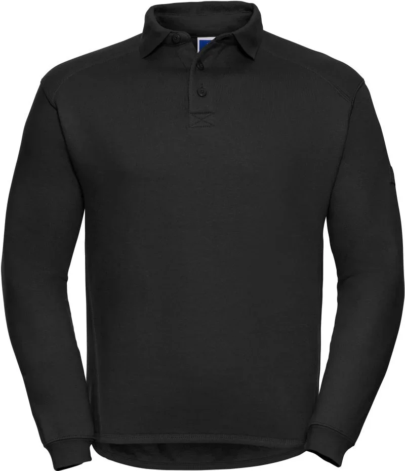 Russell Athletic 012M – Workwear Polo Sweater – Black