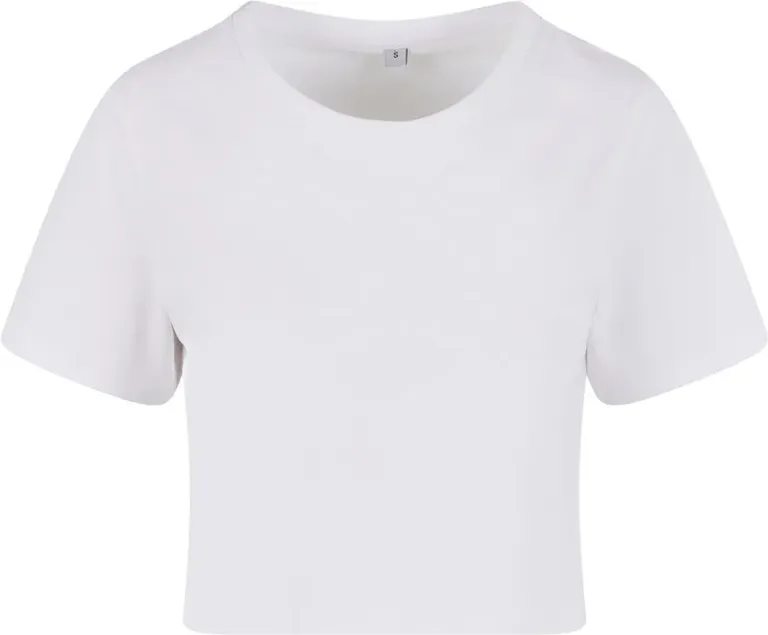 New Morning Studios NM 006 – Schweres Damen Crop Top – White