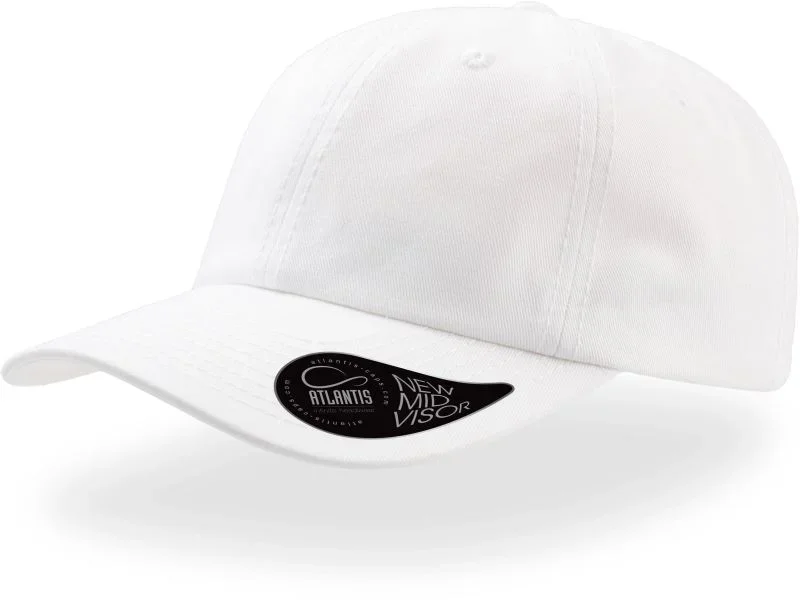 Atlantis Dad Hat – 6 Panel Baseball Kappe "Dad Hat" – White