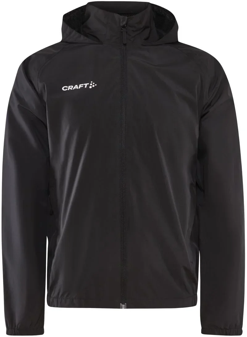 Craft Teamwear Evolve Rain Jacket M – Leichte Herren Regenjacke – Black