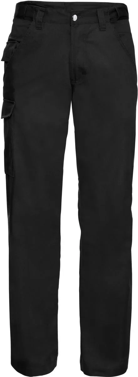 Russell Athletic 001M, Length = 34" – Workwear Twill Hose – Black