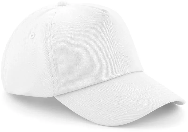 Beechfield B 10B – Kinder 5 Panel Kappe "Original" – White