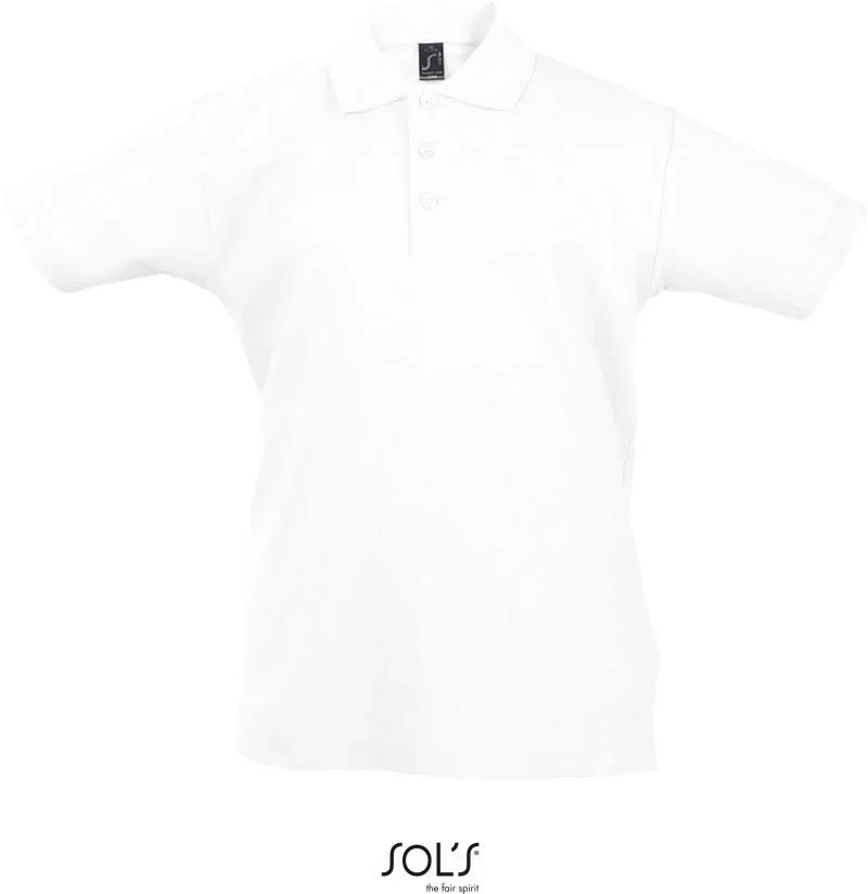 SOL's Collection Summer Kids II – Kinder Piqué Polo – White
