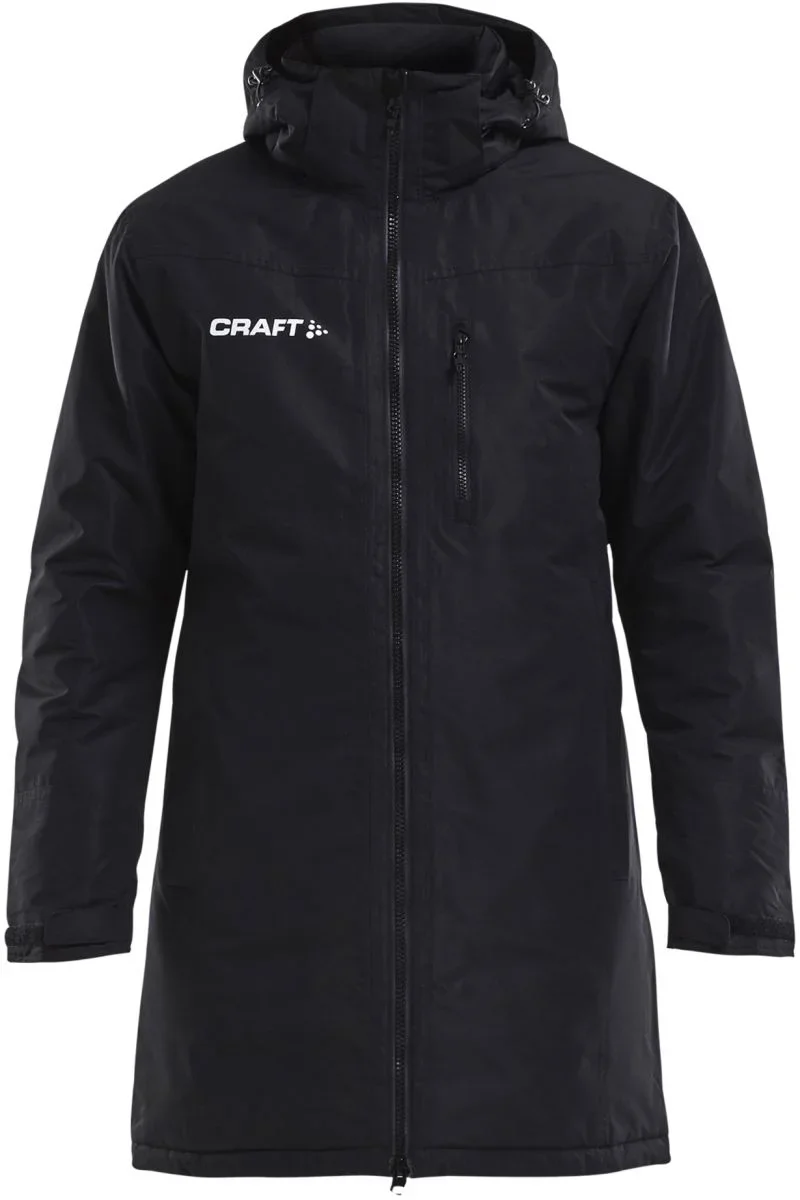 Craft Teamwear Parka Jacket M – Wattierter Herren Parka – Black