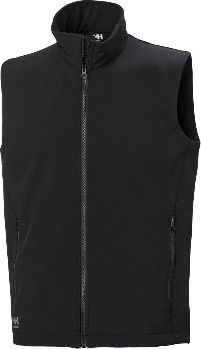 Helly Hansen Manchester 74086 – 3-Lagen Softshell Bodywarmer "Manchester" – Black