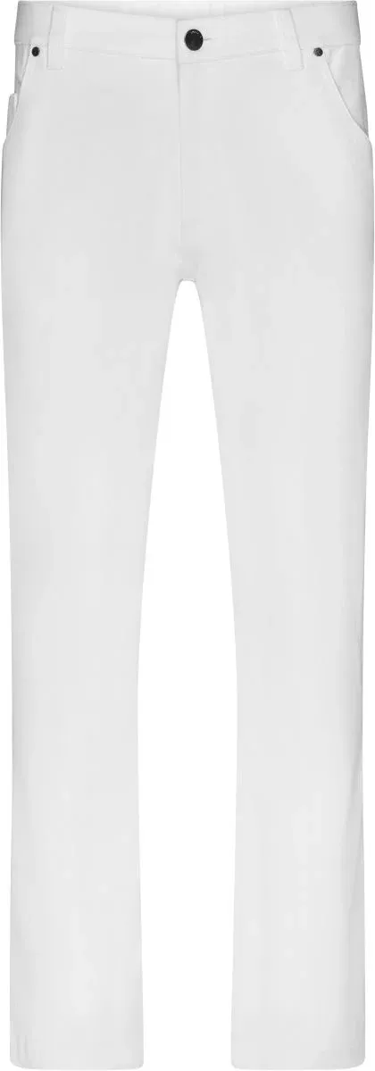 James & Nicholson JN 3002 – Herren Stretch Hose – White