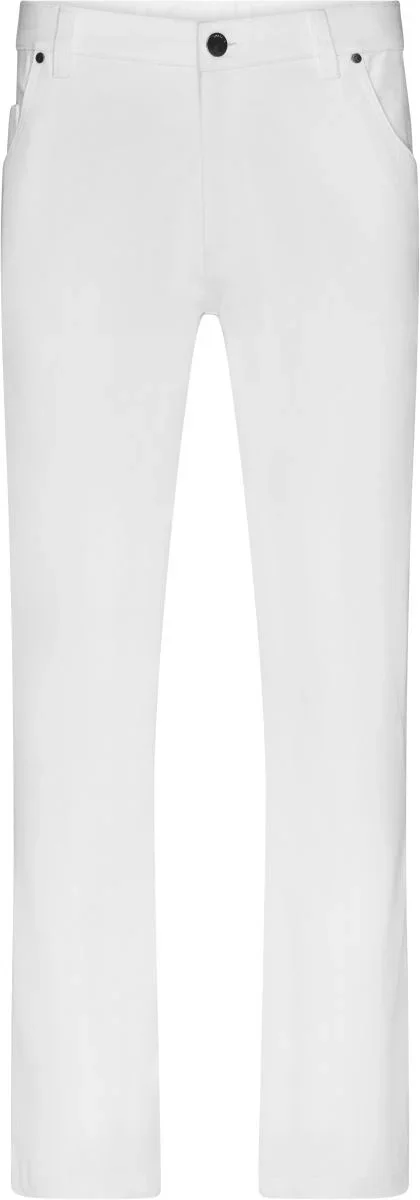 James & Nicholson JN 3002 – Herren Stretch Hose – White