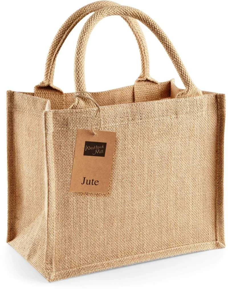 Westford Mill W 412 – Jute Shopper Mini – Natural
