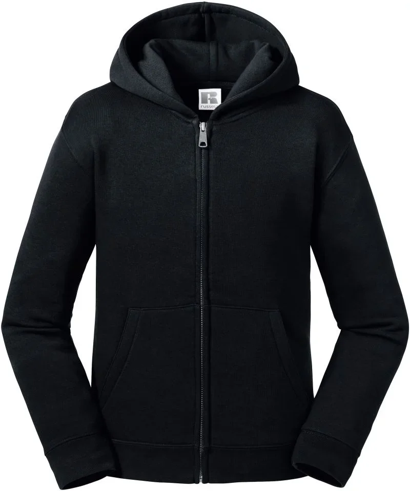 Russell Athletic 266B – Kinder Kapuzen Sweatjacke "Authentic" – Black