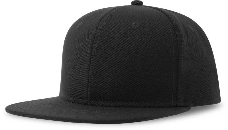 Atlantis Kid Snap Back-S – Kinder 6 Panel Baseball Kappe – Black