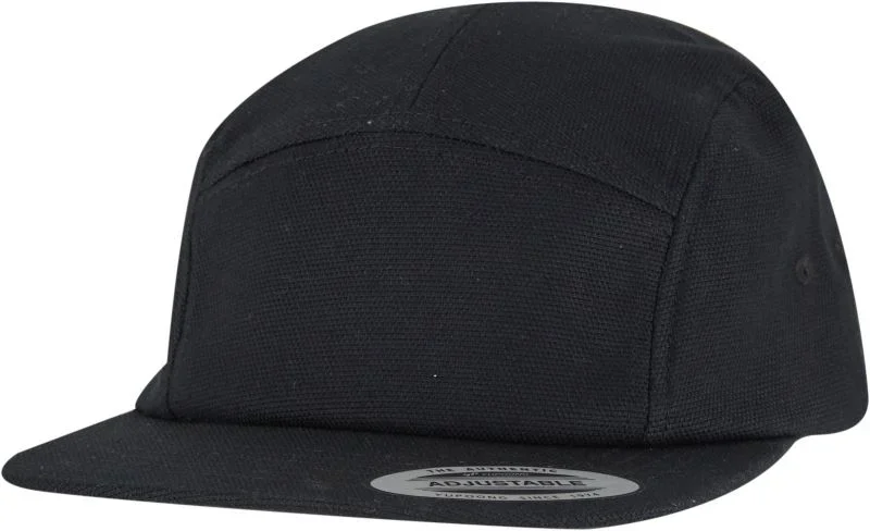 Flexfit 9297 – Canvas Jockey Kappe – Black