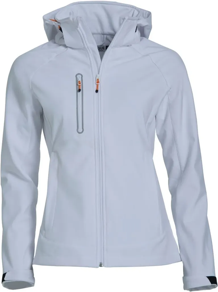 Clique Milford Jacket Women – Damen 3-Lagen Softshell Jacke – White