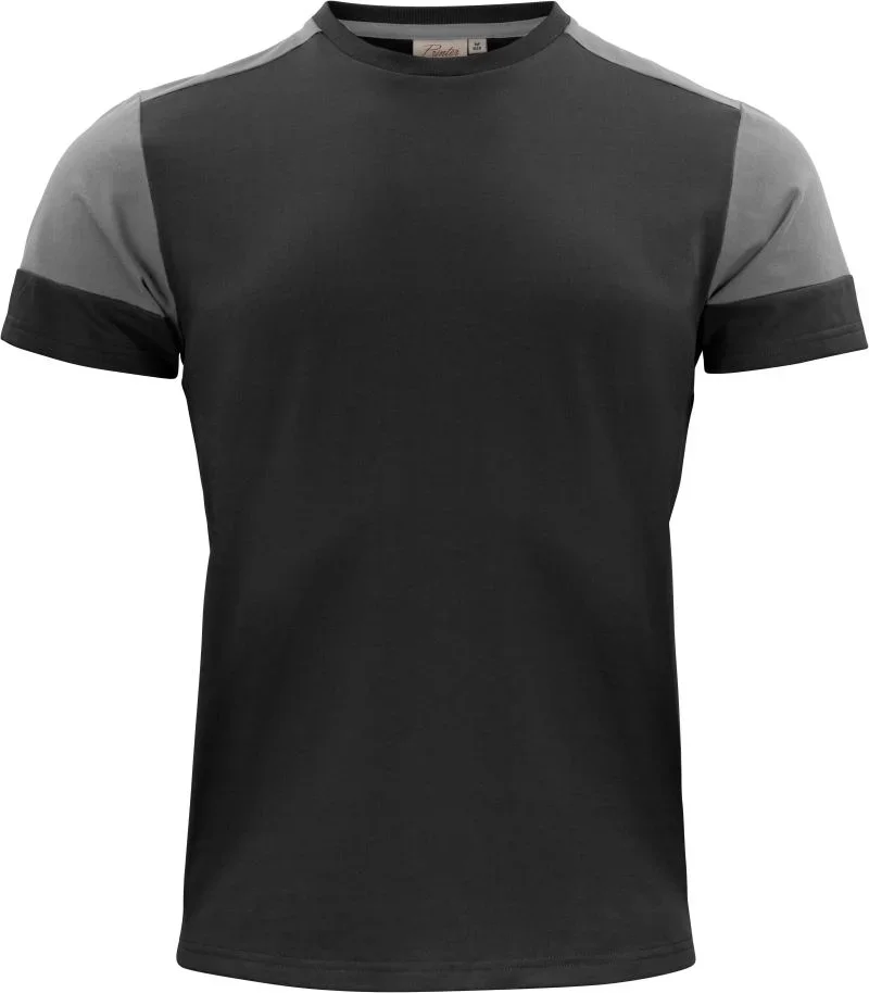 Printer Prime T Men – Schweres Herren T-Shirt – Black/Anthracite