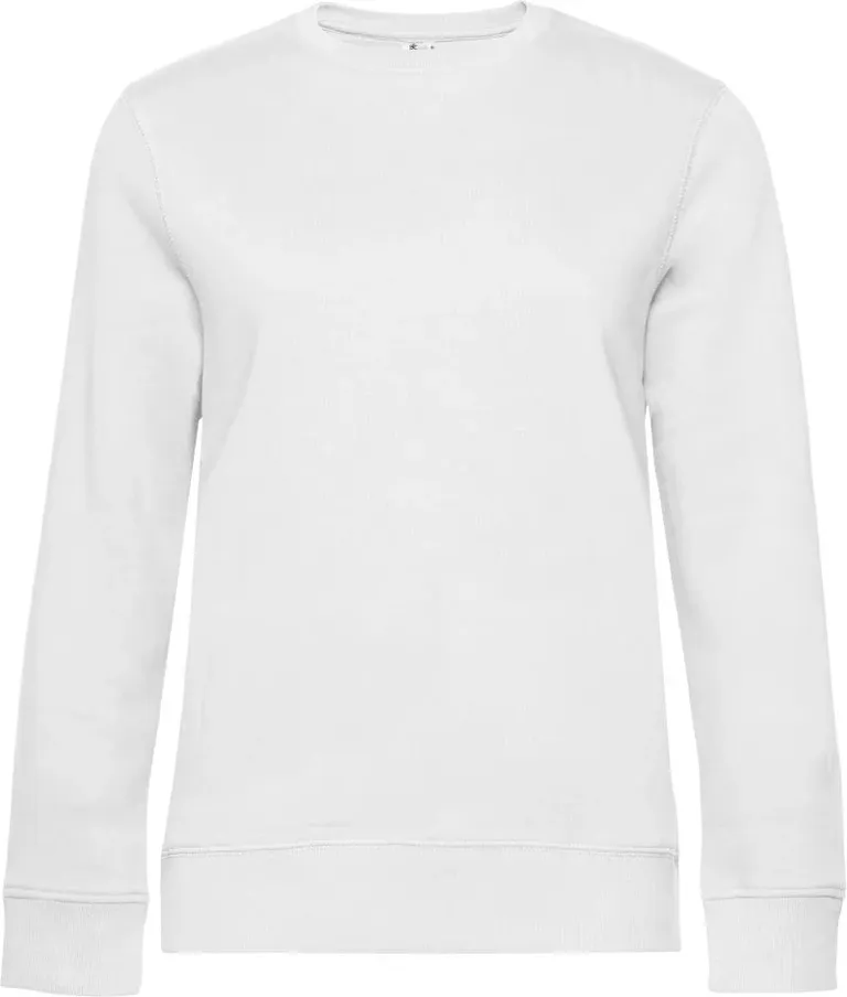 B&C Collection QUEEN Crew Neck – Damen Sweater – White