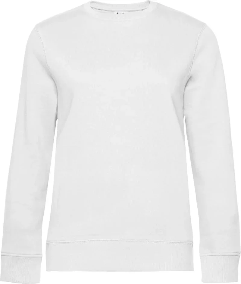 B&C Collection QUEEN Crew Neck – Damen Sweater – White