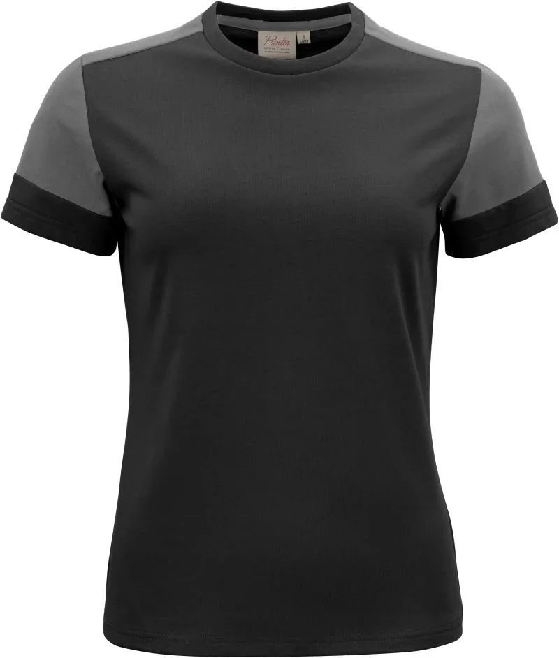 Printer Prime T Women – Schweres Damen T-Shirt – Black/Anthracite