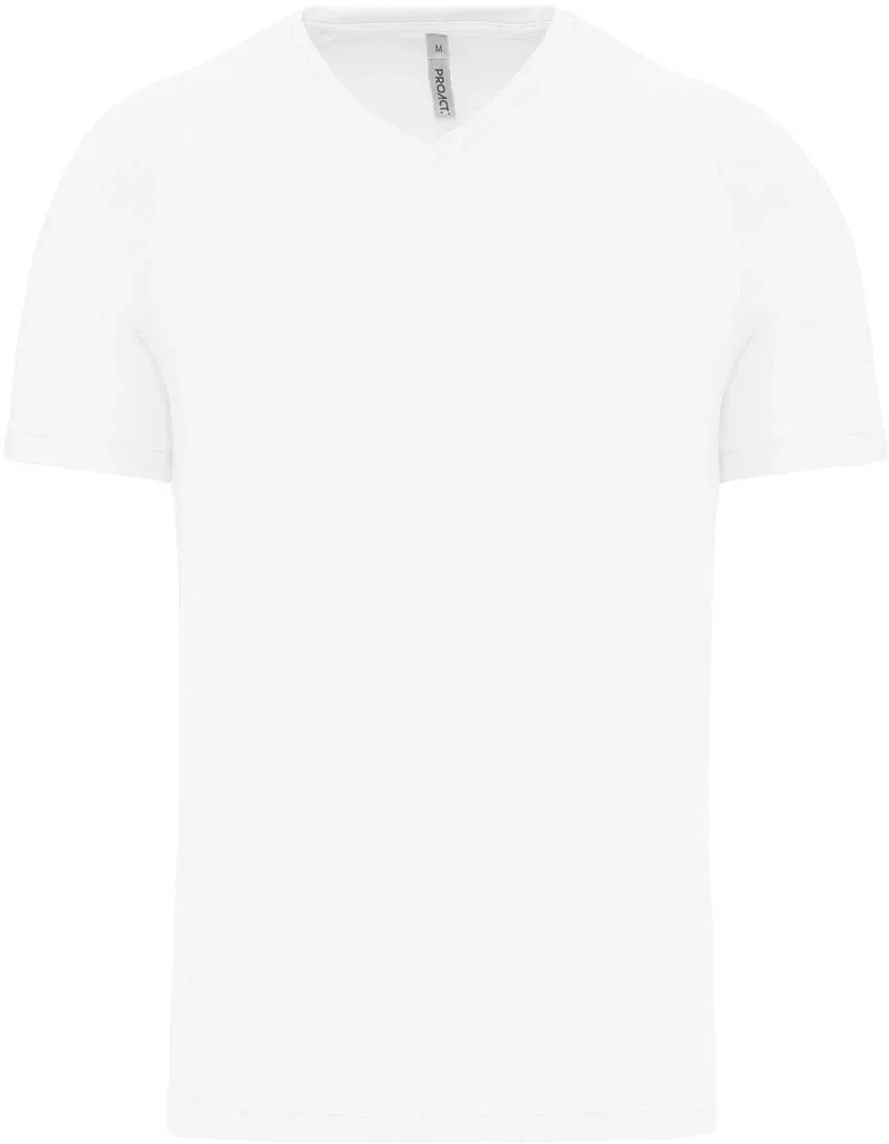 Kariban PA 476 – Herren V-Ausschnitt Sport Shirt – White